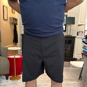 Men's Black Shorts. 10.5” inseam